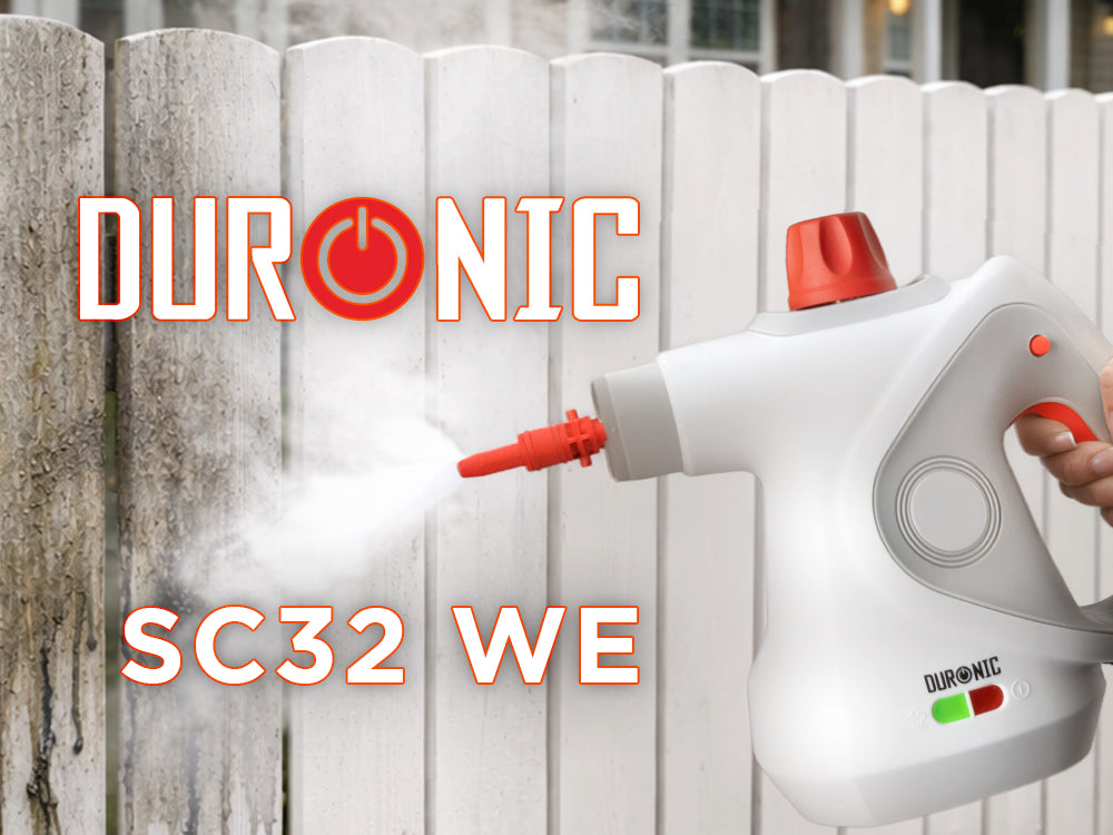 Duronic SC32 WE Dampfreiniger – Kraftvolle Reinigung für Haushalt, Polster und Teppiche