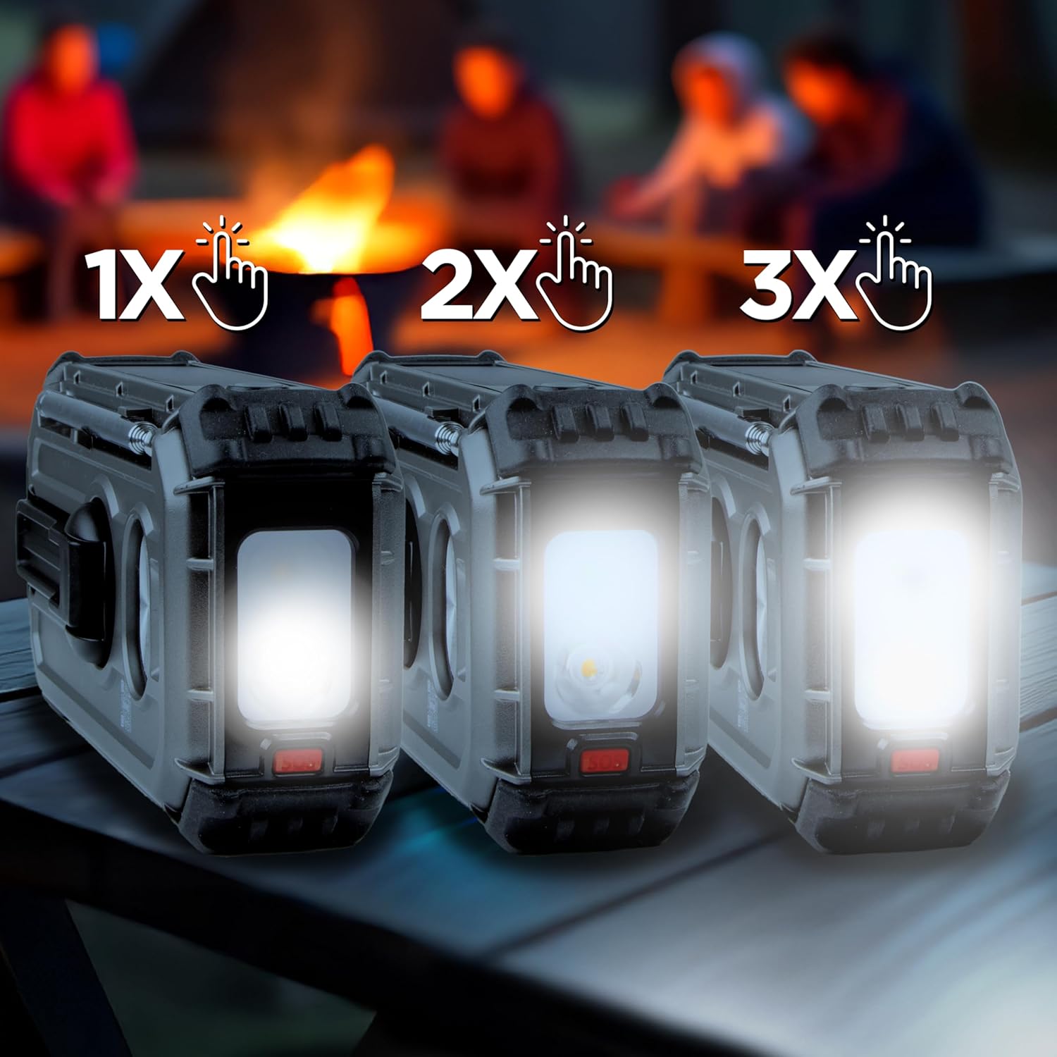 Duronic SDAB1 Kurbelradio, Tragbares Solar Notfall DAB FM Radio mit LED Licht und Kurbel, Batteriebetrieb und 2000mAh Powerbank, Bluetooth Speaker