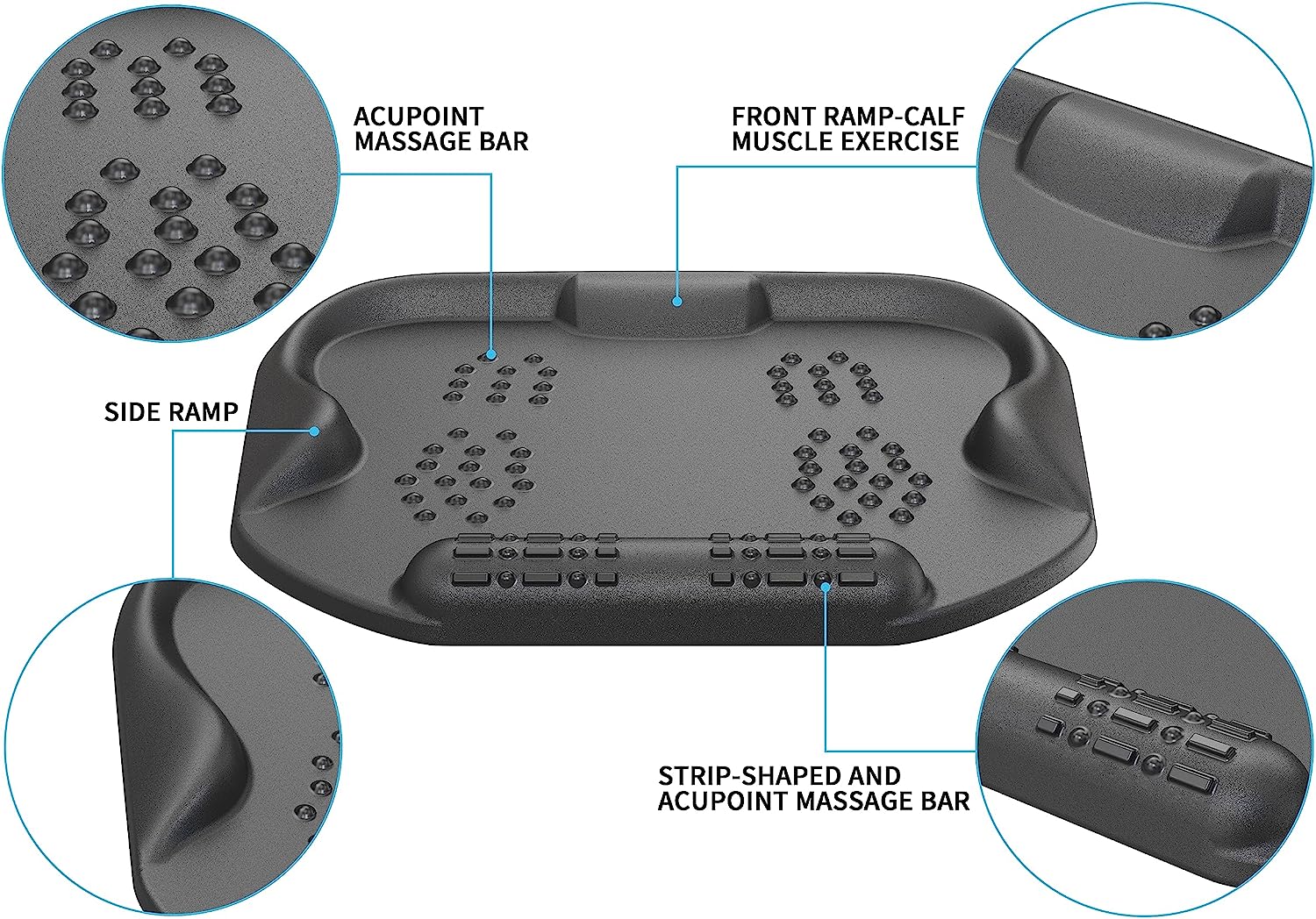 Duronic FT01 Anti-Ermüdungsmatte, Fußmatte für Fußmassage, Bodenmatte gegen Müdigkeit, Arbeitsplatzmatte, Massage und Akupunkturmatte, Steharbeitsplatz, für Büro, home , Küche, Werkstatt, Hausarbeiten