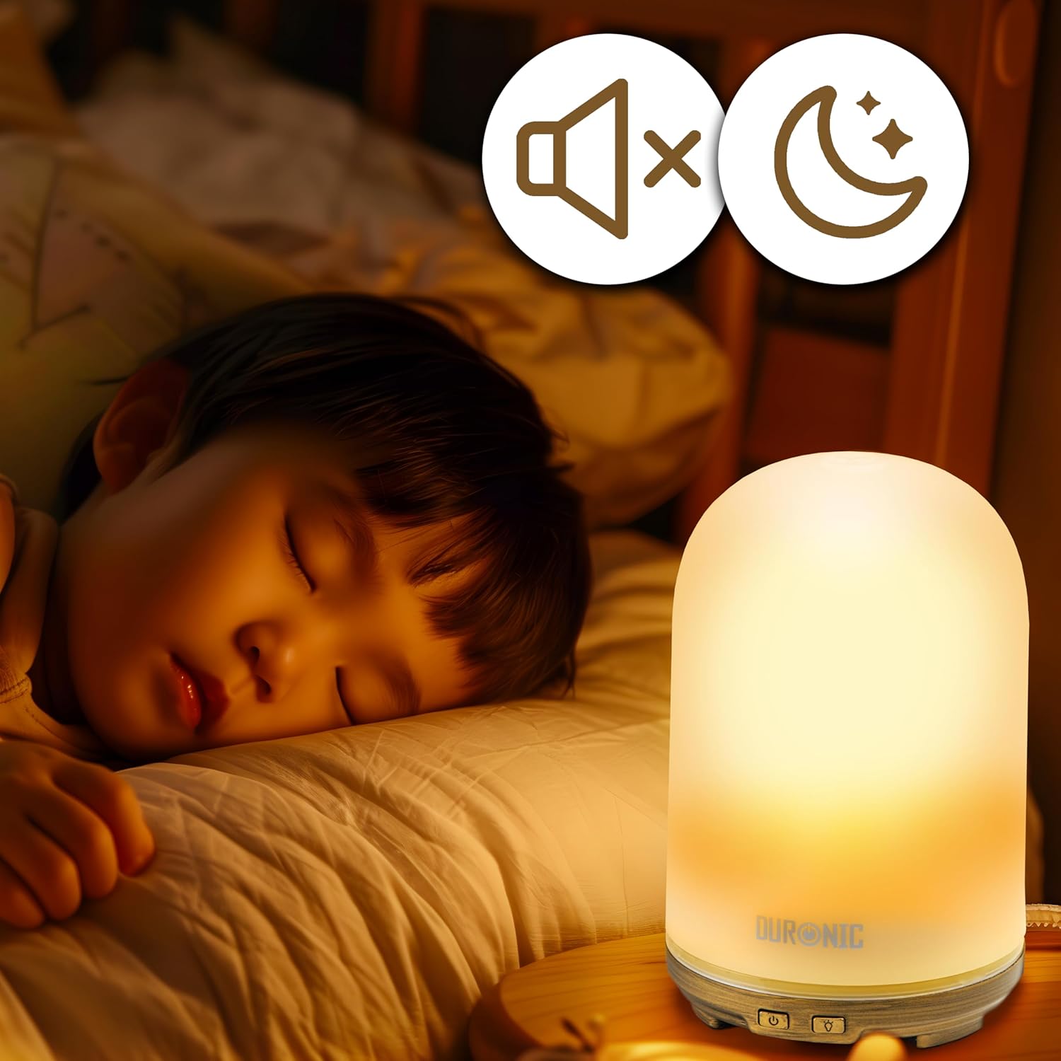 Duronic AD11 Aroma Diffuser Nachtlampe leiser Betrieb