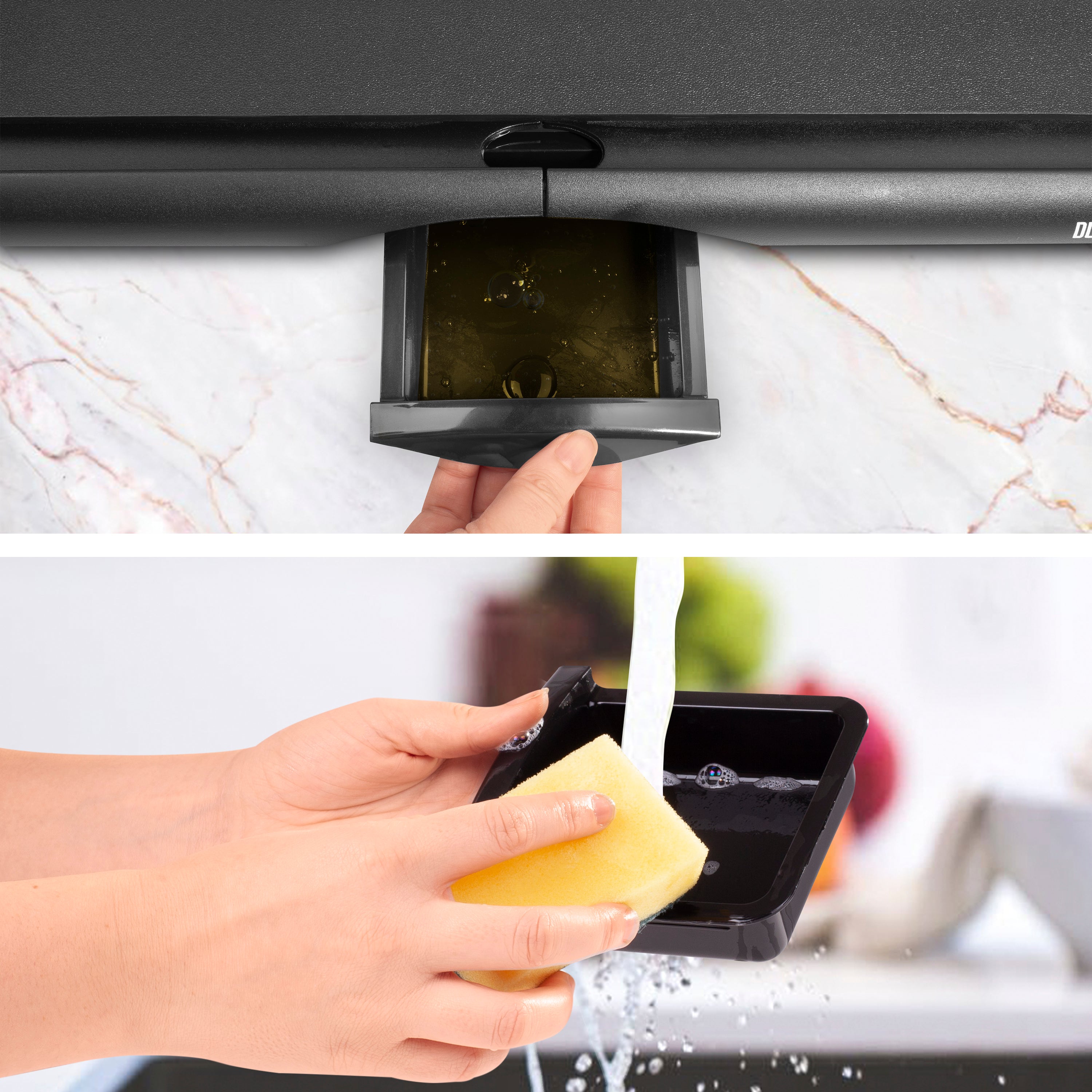 Duronic GP20 Teppanyaki Tischgrill Fettauffangschale leichte Reinigung