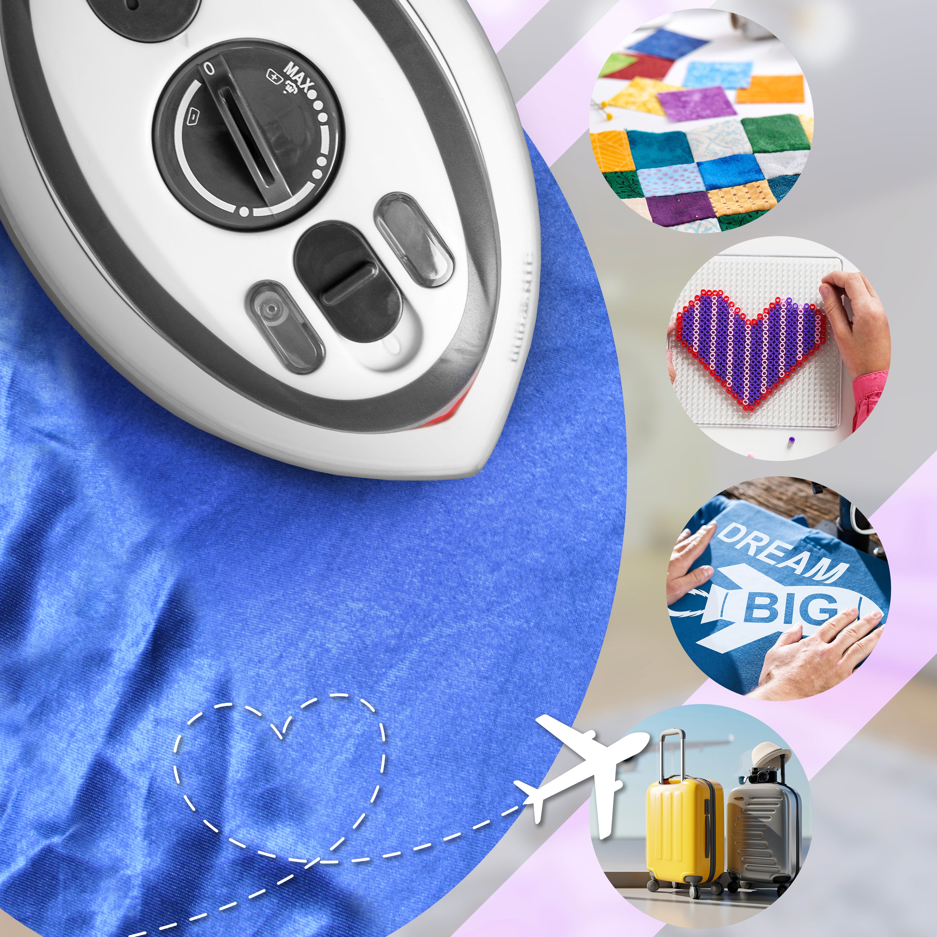 Duronic SI3 WE Reisebügeleisen Anwendungsbeispiele