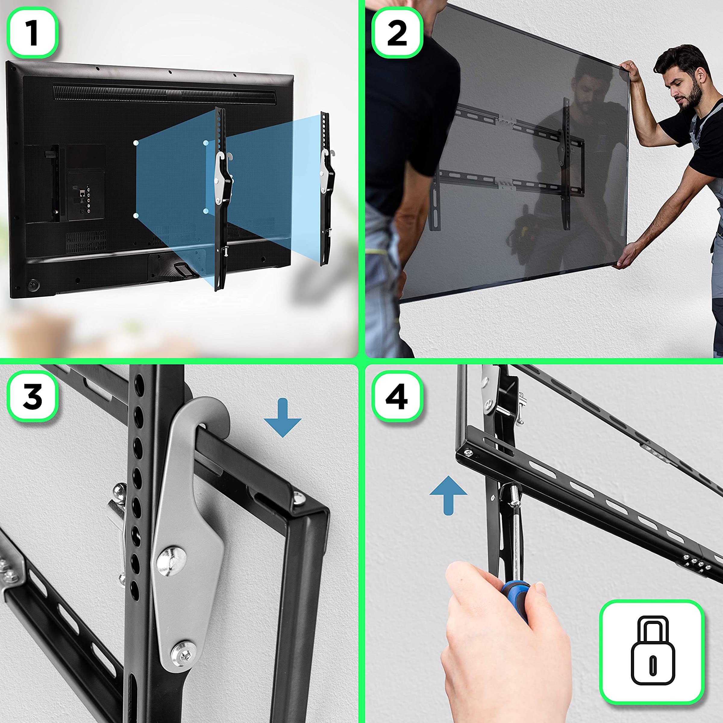 Duronic TVB777 Wandhalterung | Fernseher bis 60