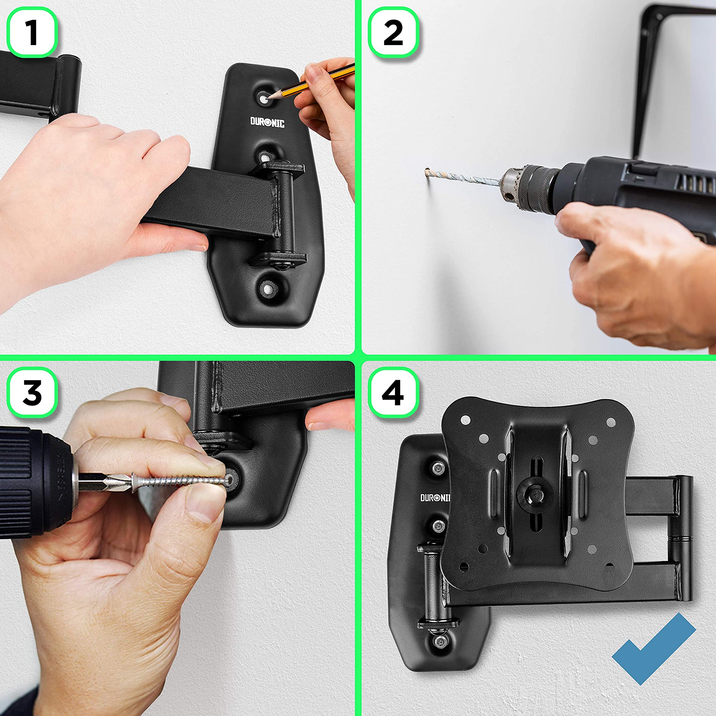 Duronic TVB0920 Wandhalterung | Fernseher bis 32