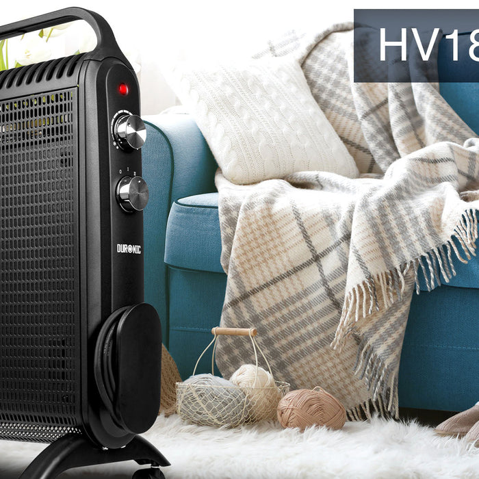 🔥 Duronic HV180 Elektroheizung – Effiziente Wärme mit Stil: Der flache 2000W Konvektor-Heizkörper für jeden Raum
