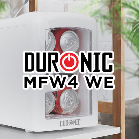 Duronic MFW4 BK Mini Kühlschrank – Kompakte Kühlung für Zuhause und unterwegs