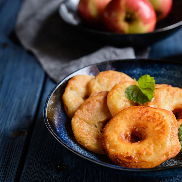 🍎 Rezept für knusprige Apfelringe im Zimtmantel