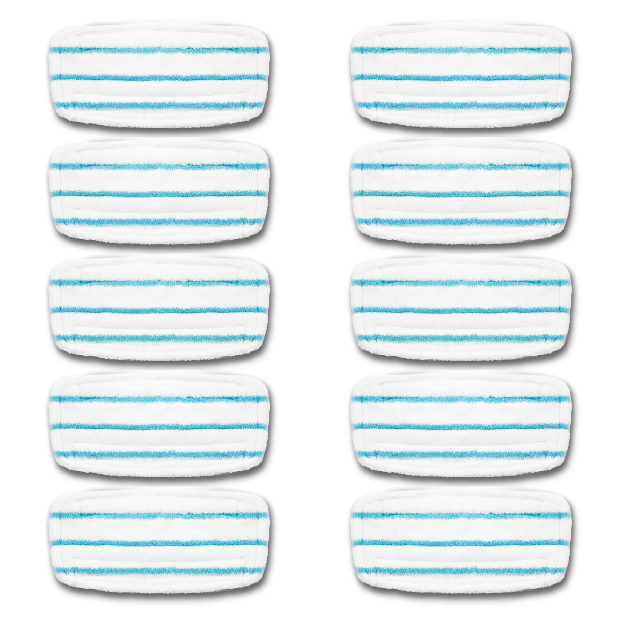 Duronic STM15X10 Ersatz Mopp Pads 10er Set, Waschbare Mikrofaser Moppbezüge für STM15 Dampfmopp & Dampfbesen, Zubehör für Hartböden & Teppiche