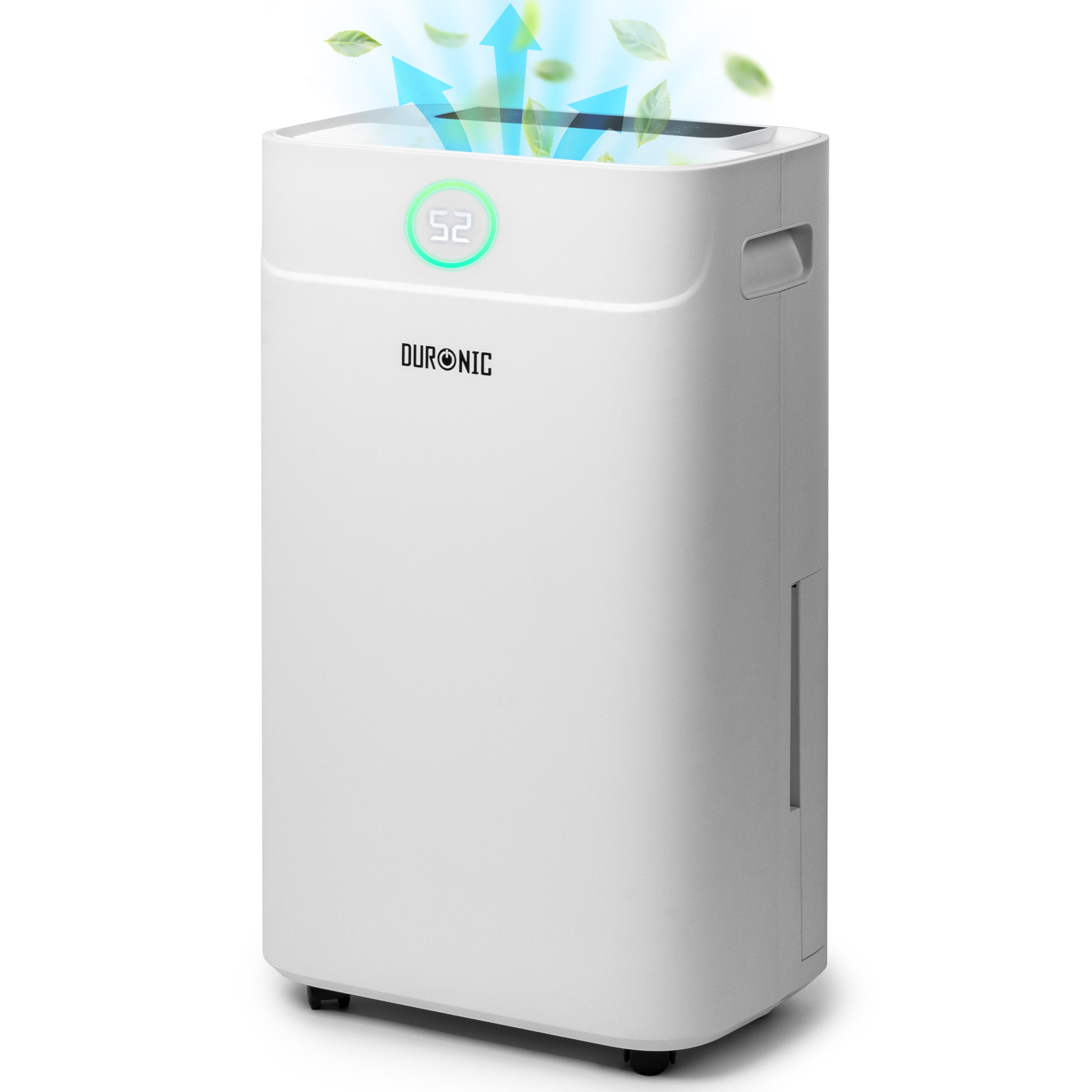 Duronic DH201 Luftentfeuchter, elektrischer Entfeuchter für 25 m² Räume, leiser Raumentfeuchter mit 5100ml Tank, gegen feuchte Fenster und Schimmel