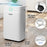 Duronic DH201 Luftentfeuchter, elektrischer Entfeuchter für 25 m² Räume, leiser Raumentfeuchter mit 5100ml Tank, gegen feuchte Fenster und Schimmel