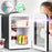 Duronic MFW4 BK Mini Kühlschrank, 4 L Getränkekühlschrank für bis zu 6 Dosen, Für 12V Auto Zigarettenanzünder oder 230V Steckdose, Mini Retro Fridge