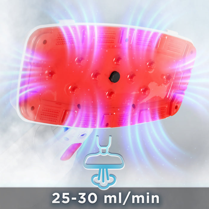 Duronic STM15 WE Dampfreiniger, Dampfmopp mit 500 ml Wassertank, Dampfmop für Böden, Dampf Bodenreiniger mit 7m langem Kabel, Steam Mop Dampfbesen