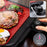 Duronic GP25 elektrischer Tischgrill 2000 W, Antihaftbeschichtung, rot, Barbecue Elektrogrill, einfache Reinigung, Easygrill für Fleisch und Gemüse, extragroße Grillfläche, Teppanyaki, Plancha