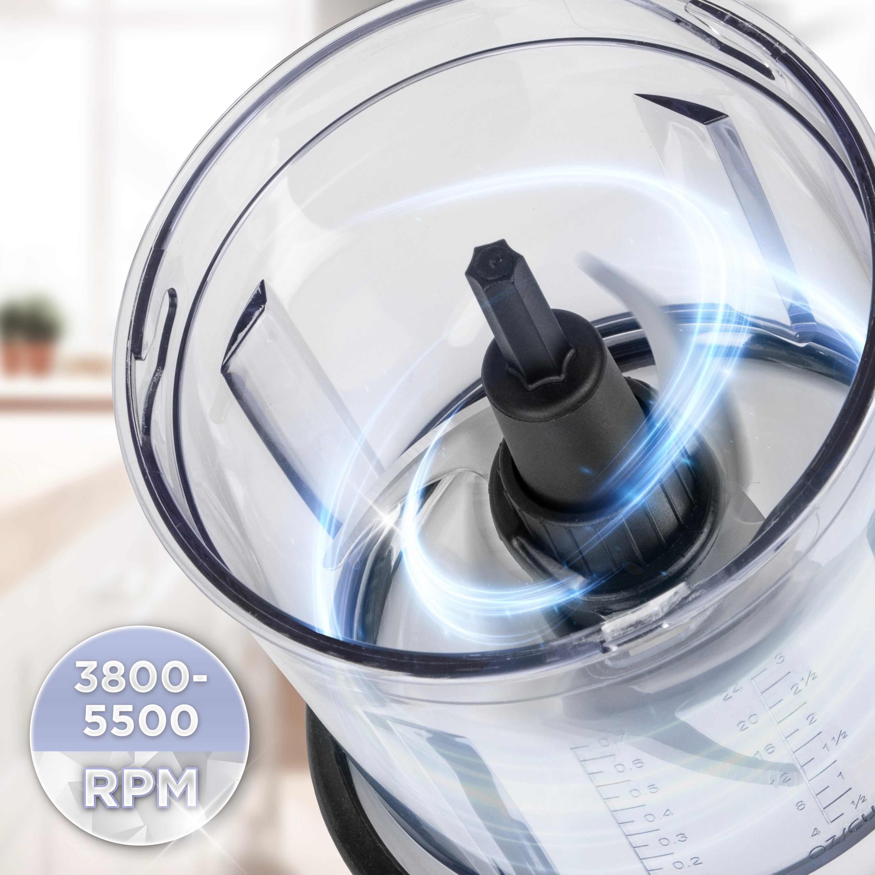 Duronic CH57 BK Elektrischer Zerkleinerer 500W, 2x 700 ml Schüsseln mit Deckel, Küchenmaschine für Gemüse, Obst, Nüsse & Kräuter, Ideal für Saucen, Püree & Babynahrung