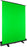 Duronic FPS15 GN Green Screen | 130 x 150 cm Chroma-Key-Panel | Faltenfreie Leinwand für Streaming, Videokonferenz und Fotostudio | Grüner Greenscreen ideal für Schreibtisch Hintergrund bei Streamer