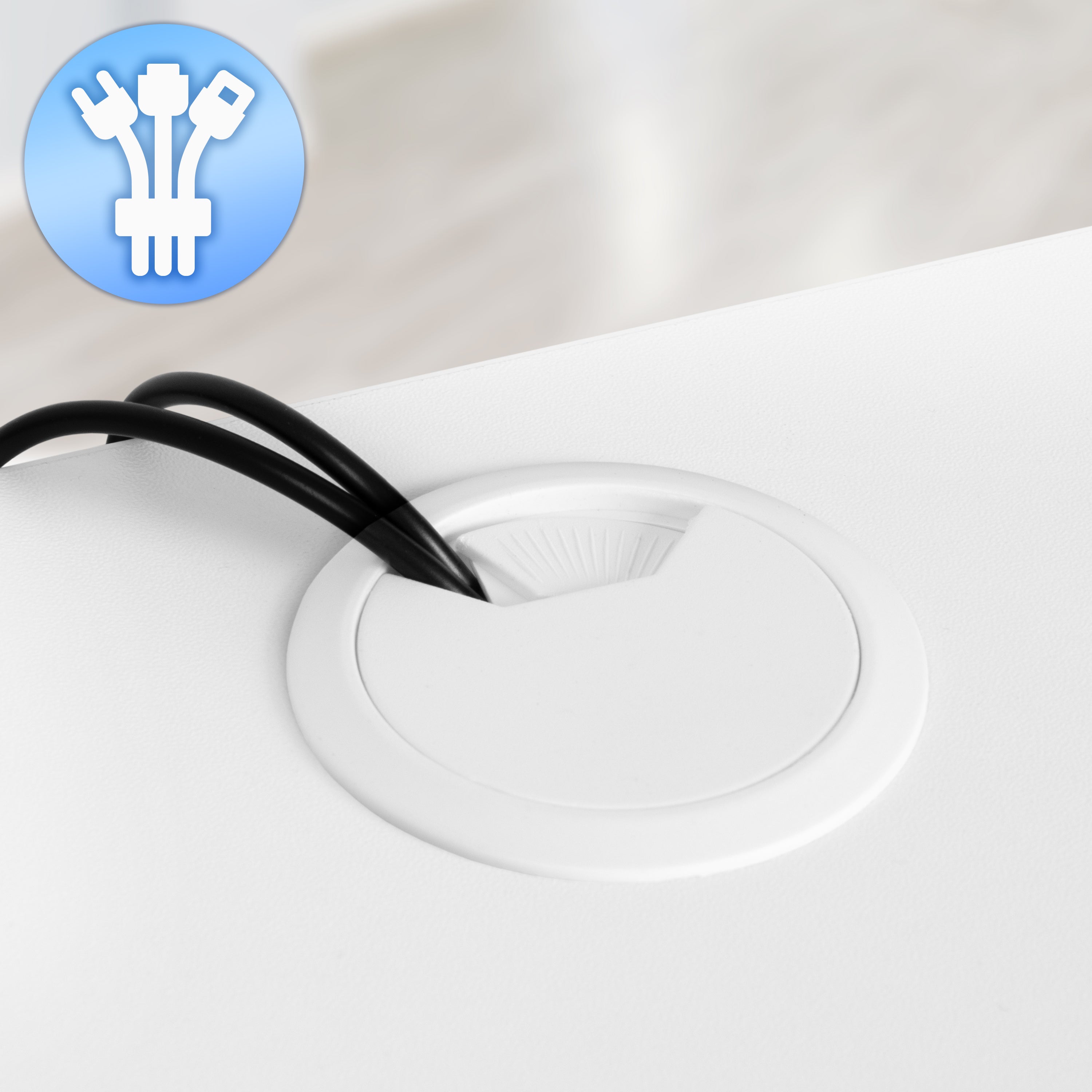 Duronic DD2 WE Schreibtischaufsatz für 2 Monitore, Schreibtisch Erweiterung mit Schubladen, 120 x 25 x 11,5 cm, Monitorerhöhung mit Tischklemmen, Gaming Home Office Monitorständer, Extra Breit