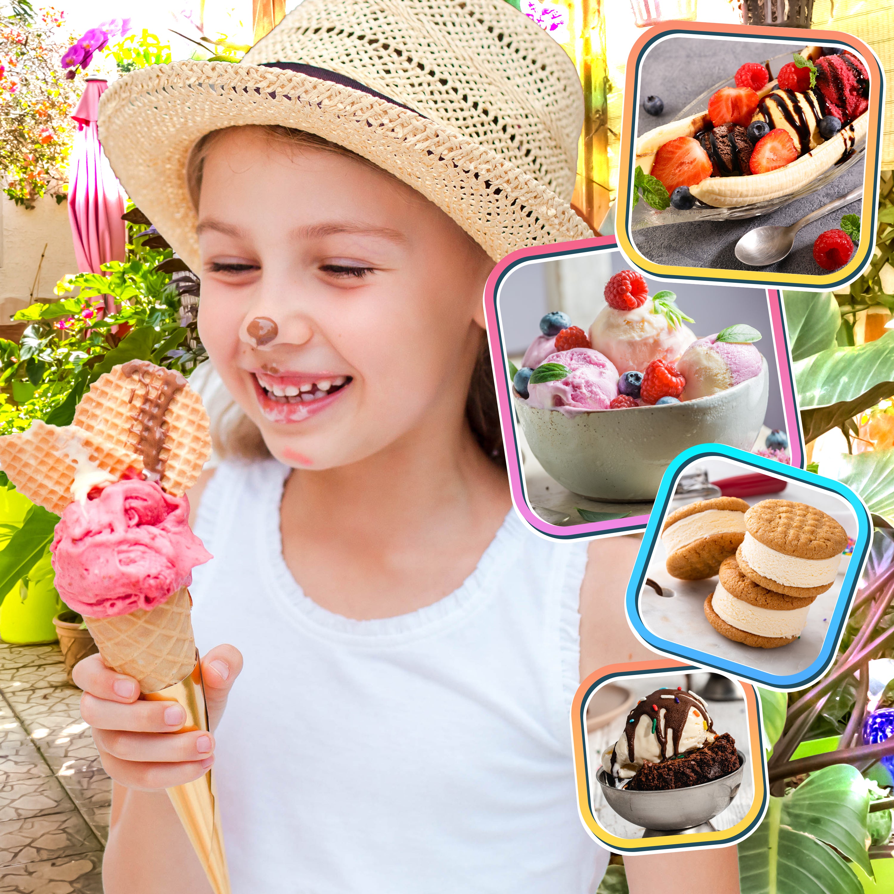 Duronic IM540 Eismaschine, Eis Maschine für Eiscreme und Sorbet, Eis selber machen mit Eismaschine, Ice Cream Maker für 1,5 L Eiscreme, Speiseeisbereiter für Eis und Frozen Yoghurt Grundrezept