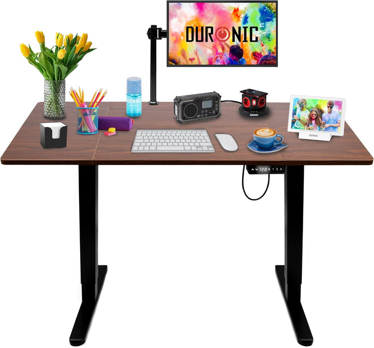 CD120 BT Höhenverstellbarer Schreibtisch, Computertisch für Büro, Gaming und Streaming, elektrischer Schreibtisch mit USB Port, 120 x 60 cm Sitz-Steh-Schreibtisch, Höhenverstellbar von 72 bis 118 cm