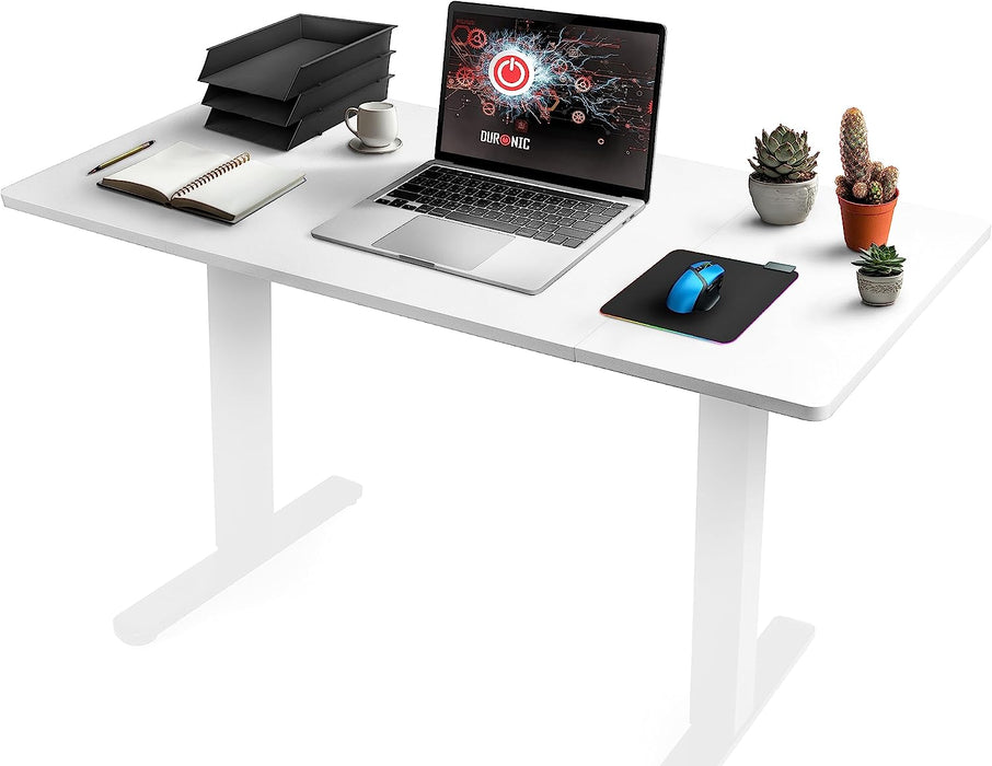 Duronic TT160 WE Schreibtisch | Tischplatte 160 x 60 x 1,9 cm | Schreibtischplatte für individuellen Tisch | Ideal für höhenverstellbare Workstation | Sitz-Steh-Schreibtisch für Home-Office und Büro
