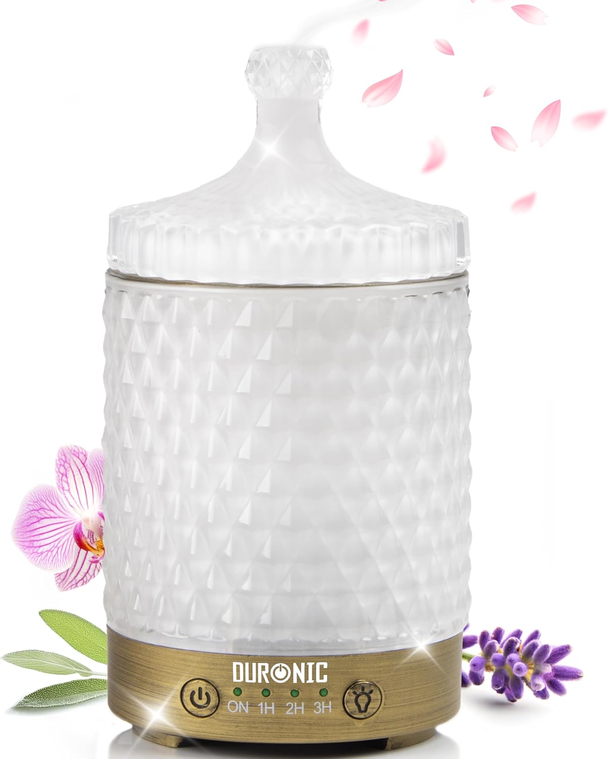 Duronic AD31 Aroma Diffuser, Diffuser mit 100 ml Wassertank, Diffusor für ätherische Öle, Raumduft als Lufterfrischer, Duftsprüher für Duftöl