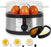 Duronic EB35 BK Eierkocher | Bis zu 7 gekochte Eier | Härtegradeinstellung weich mittel hart | Ei Weiterkochfunktion | Inklusive Messbecher und Eierstecher | Für ein perfektes Frühstücksei | 350 Watt