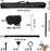 Duronic SFPS Parts SFPS Beamerleinwand Zubehörset, Stativhaken, Schrauben, Seil und Tragetasche für vielseitige und mobile Nutzung