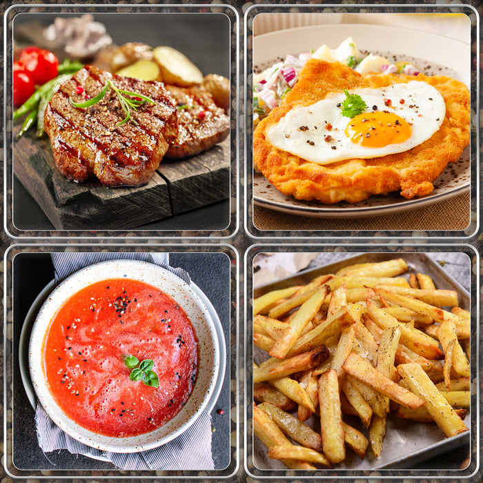 Duronic EMU3 Salz- und Pfeffermühlenset, Salzstreuer elektrisch, Salz- oder Pfefferstreuer mit Akku, automatische Gewürzmühle, Salzmühle für Meersalz