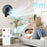 Duronic FN42 BK Wandventilator, Ventilator zur Montage, mit Fernbedienung | 3 Geschwindigkeiten, Wandkühler mit 50W, 60° Oszillation für gute Luftzirkulation, Windmaschine mit Timer Funktion