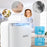 Duronic DH07 WE Luftentfeuchter, elektrischer Lufttrockner gegen Schimmelbildung, 32dB leiser Betrieb und großem Wassertank, Dehumidifier für 10qm