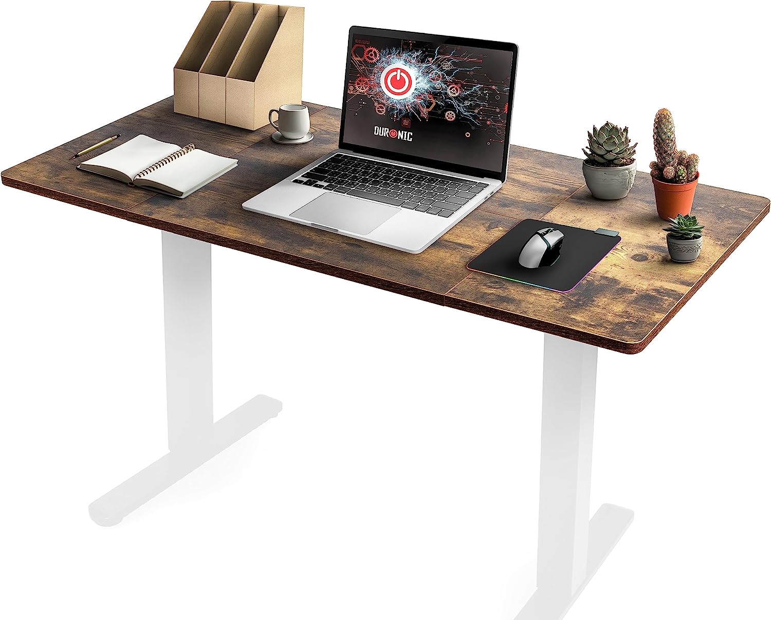 Duronic TT120 AA Tischplatte | Schreibtischplatte 120 x 60 x 1,9 cm | Table Top für individuellen Tisch | Ideal für höhenverstellbare Workstation | Sitz-Steh Schreibtisch für Home-Office und Büro