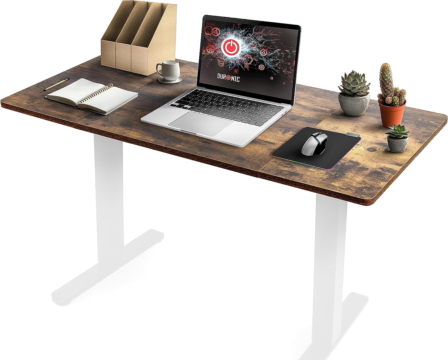 Duronic TT140 AA Tischplatte | Schreibtischplatte 140 x 60 x 1,9 cm | Table Top für individuellen Tisch | Ideal für höhenverstellbare Workstation | Sitz-Steh Schreibtisch für Home-Office und Büro