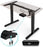 Duronic TM51 BK Schreibtisch | Höhenverstellbares Tischgestell bis 118 cm | elektrisches Tischbein mit 1 Motor | Bedienteil mit 3 Speicherplätzen | Sitz-Steh-Schreibtisch für Home-Office und Büro
