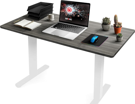 Duronic TT160 GY Tischplatte | Schreibtischplatte 160 x 60 x 1,9 cm | Table Top für individuellen Tisch | Ideal für höhenverstellbare Workstation | Sitz-Steh Schreibtisch für Home-Office und Büro