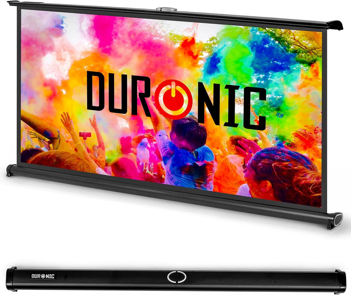 Nobo Ultra Mobile Beamer-Leinwand 1000x750 Mm – Tragbare Projektorleinwand Mit Koffer Und Standfuß