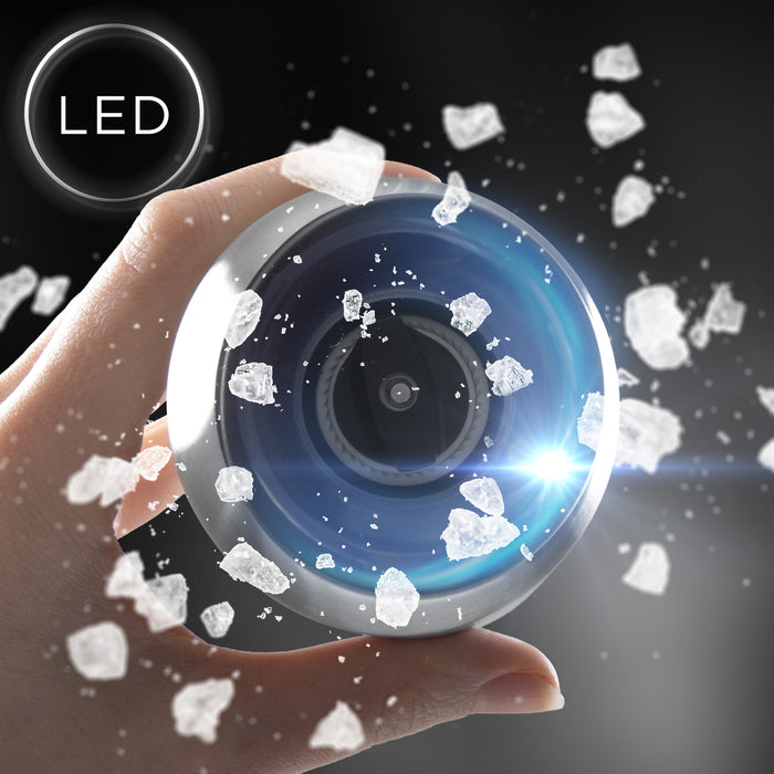 Duronic EMB1 Salz- und Pfeffermühle, elektrischer Salzstreuer, Salz- oder Pfefferstreuer, automatische Gewürzmühle, Salzmühle für Meersalz