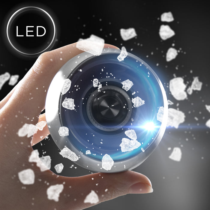 Duronic EMU3 Salz- und Pfeffermühlenset, Salzstreuer elektrisch, Salz- oder Pfefferstreuer mit Akku, automatische Gewürzmühle, Salzmühle für Meersalz