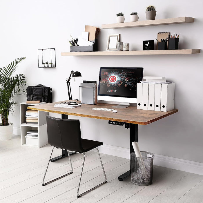 Duronic TT140 AA Schreibtisch | Tischplatte 140 x 60 x 1,9 cm | Schreibtischplatte für individuellen Tisch | Ideal für höhenverstellbare Workstation | Sitz-Steh-Schreibtisch für Home-Office und Büro