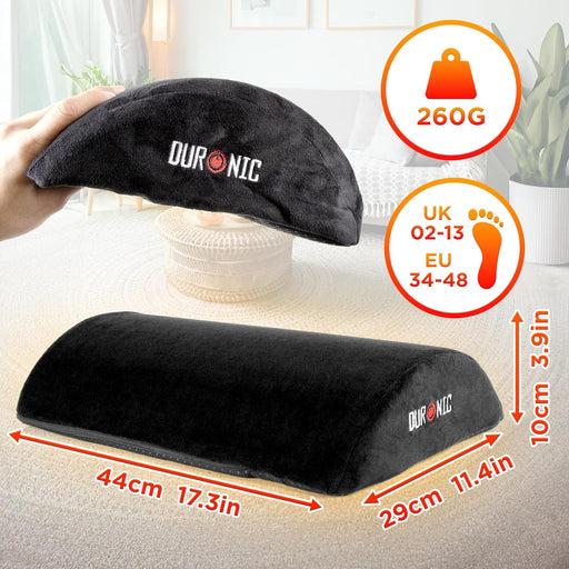 Duronic FT05 Fußstütze Maße Gewicht 260g geeignet für Schuhgröße 48