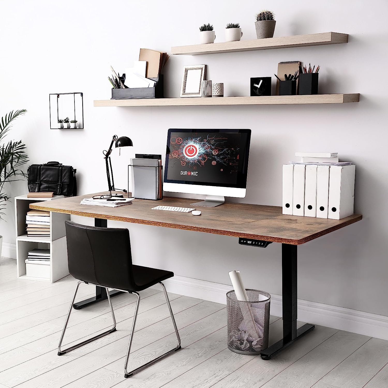 Duronic TT160 AA Tischplatte | Schreibtischplatte 160 x 60 x 1,9 cm | Table Top für individuellen Tisch | Ideal für höhenverstellbare Workstation | Sitz-Steh Schreibtisch für Home-Office und Büro