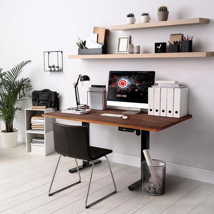 Duronic TT120 WT Schreibtisch | Tischplatte 120 x 60 x 1,9 cm | Schreibtischplatte für individuellen Tisch | Ideal für höhenverstellbare Workstation | Sitz-Steh-Schreibtisch für Home-Office und Büro