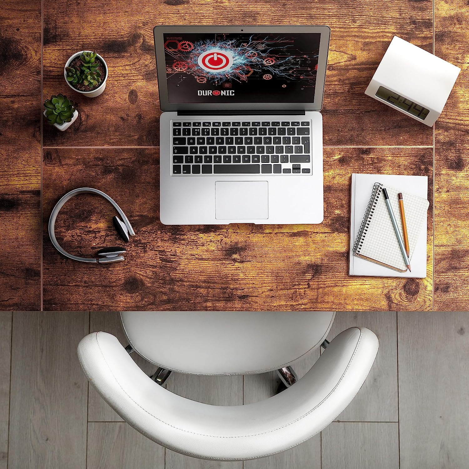 Duronic TT120 AO Tischplatte | Schreibtischplatte 120 x 60 x 1,9 cm | Table Top für individuellen Tisch | Ideal für höhenverstellbare Workstation | Sitz-Steh Schreibtisch für Home-Office und Büro