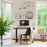 CD120 BK höhenverstellbarer Schreibtisch Wohnzimmer