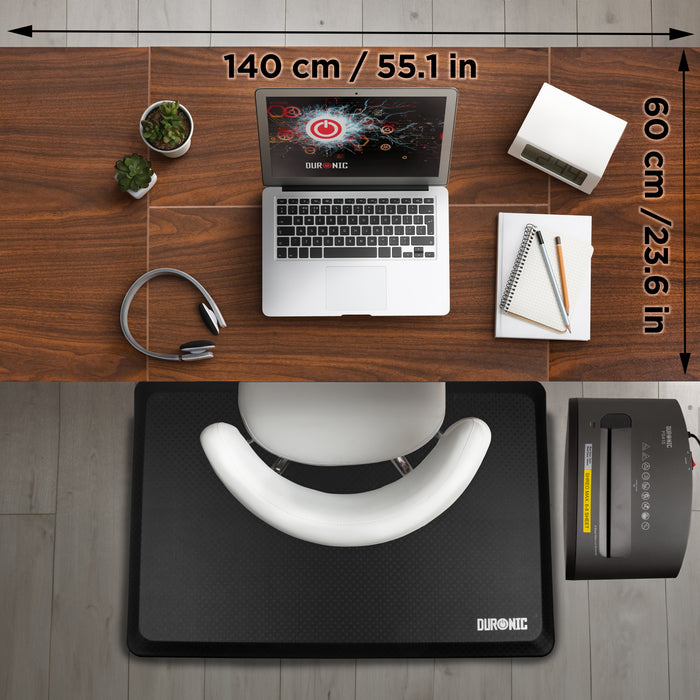 Duronic CD140 BT Höhenverstellbarer Schreibtisch, Computertisch für Büro und Gaming, elektrischer Schreibtisch mit USB Port, 140 x 60 cm Sitz-Steh-Schreibtisch, Höhenverstellbar von 72 bis 118 cm