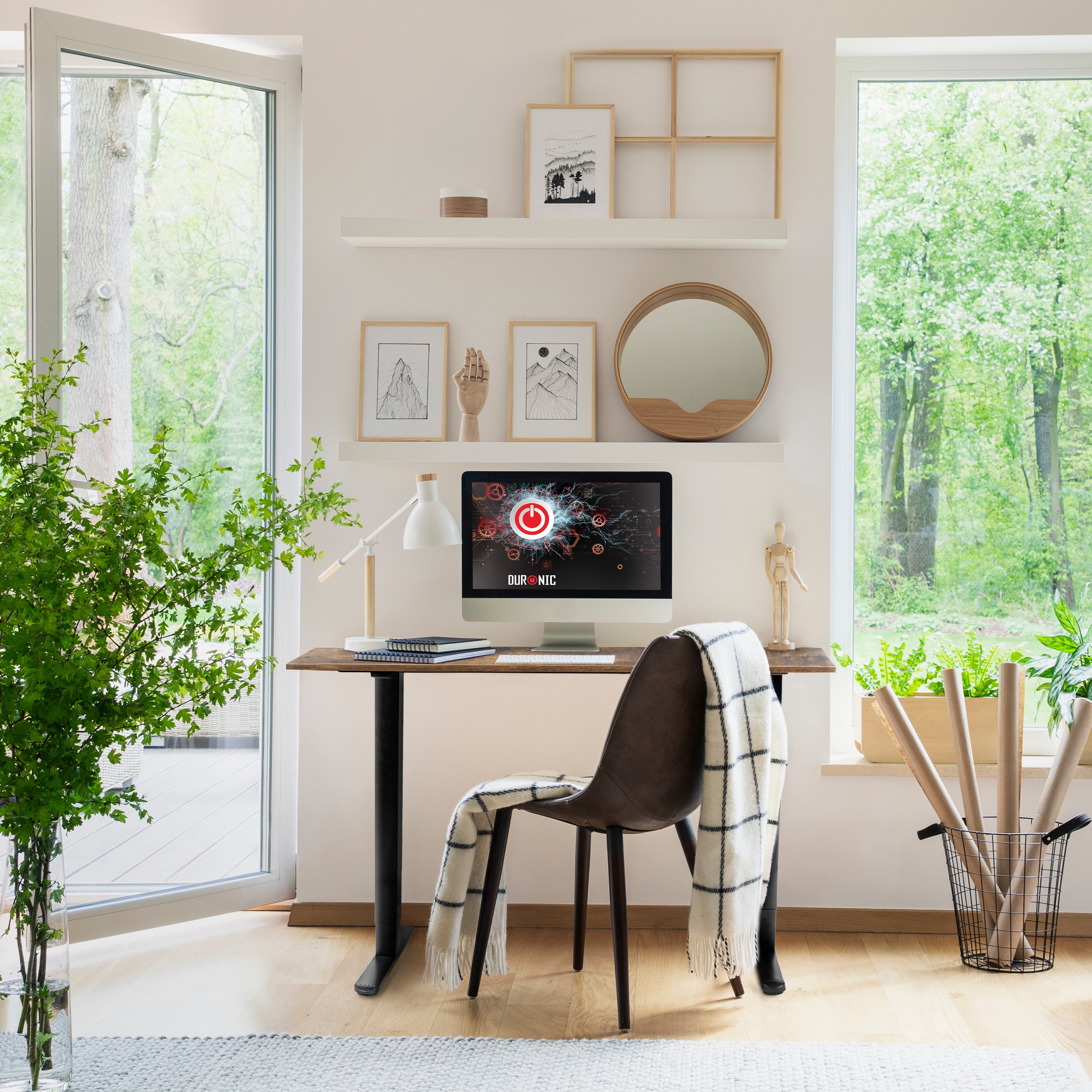 CD140 BO höhenverstellbarer Schreibtisch Wohnzimmer