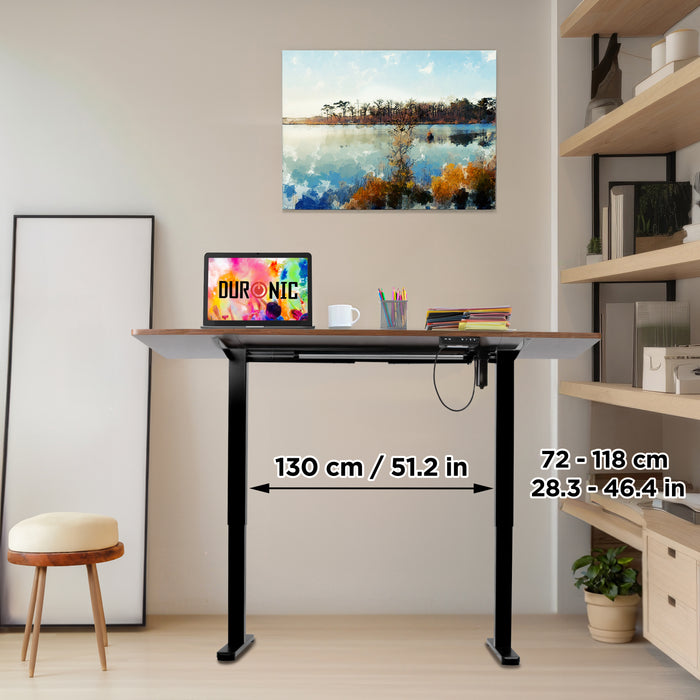CD160 BT höhenverstellbarer Schreibtisch Maße Gestell
