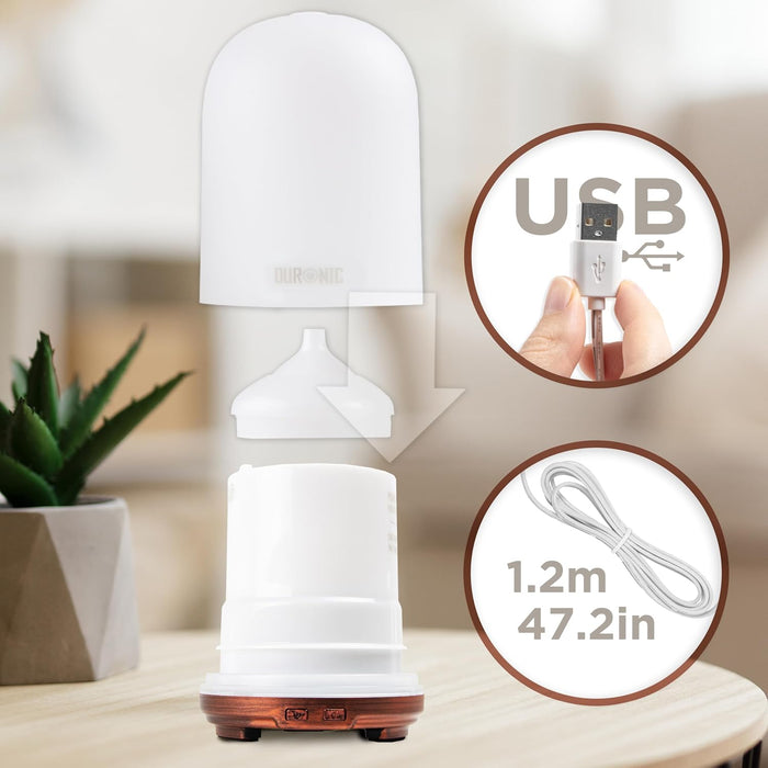 Duronic AD12 Aroma Diffuser USB Anschluss Kabellänge