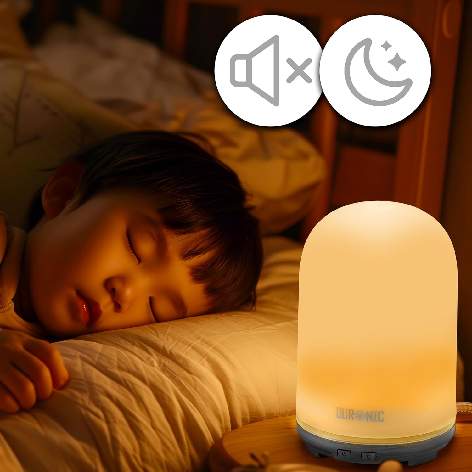 Duronic AD13 Aroma Diffuser Nachtlampe leiser Betrieb