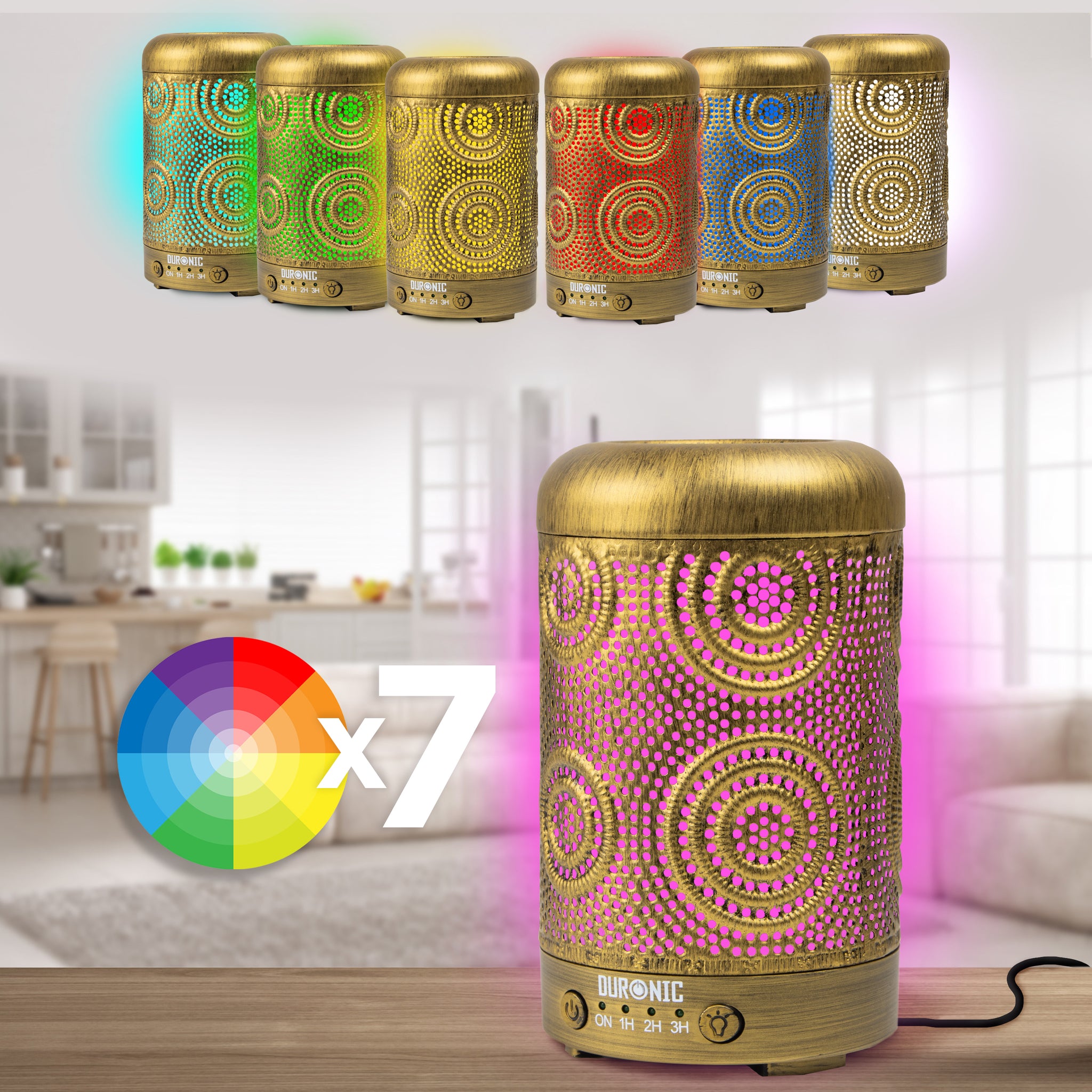 Duronic AD41 Aroma Diffuser LED mit 7 Farben