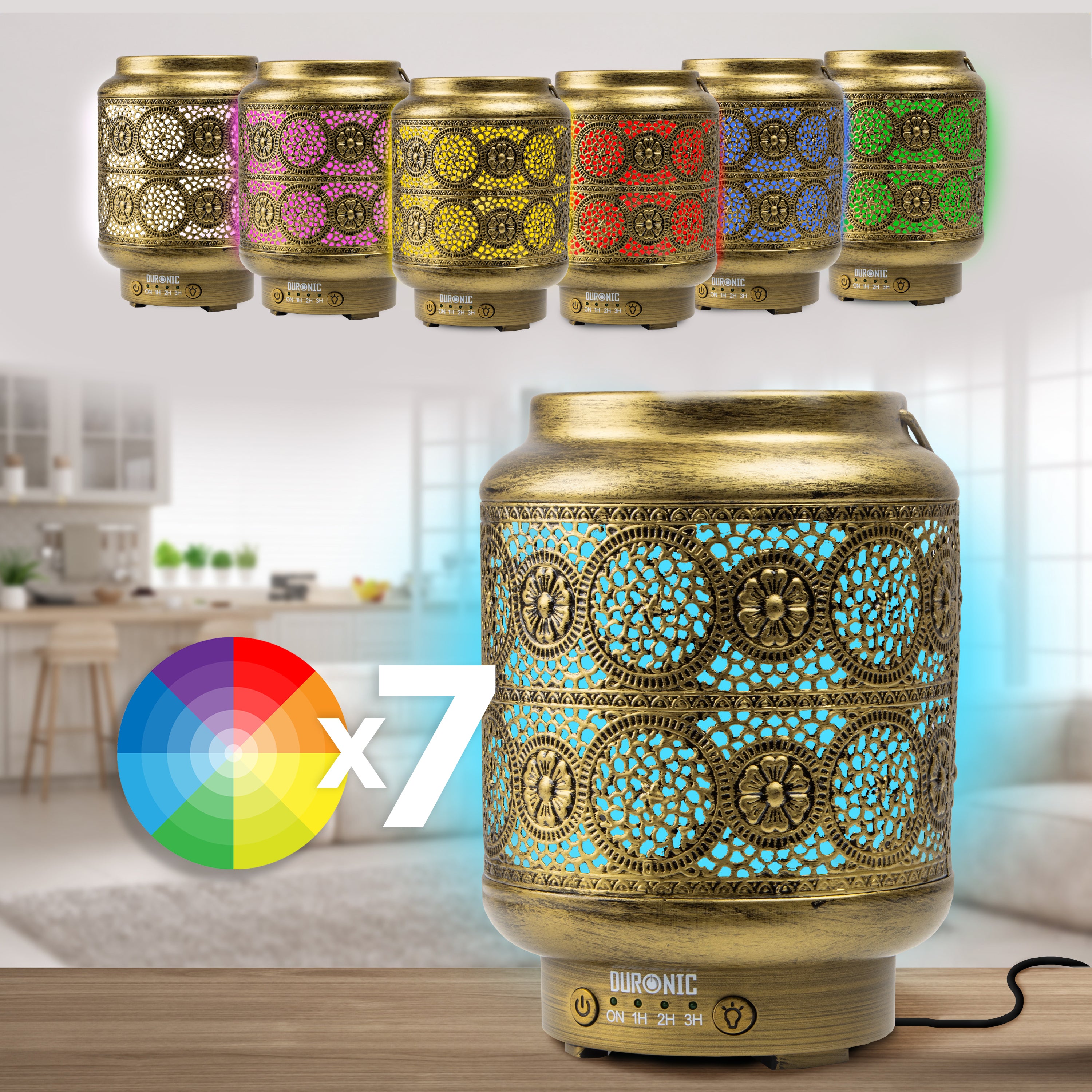 Duronic AD42 Aroma Diffuser LED mit 7 Farben