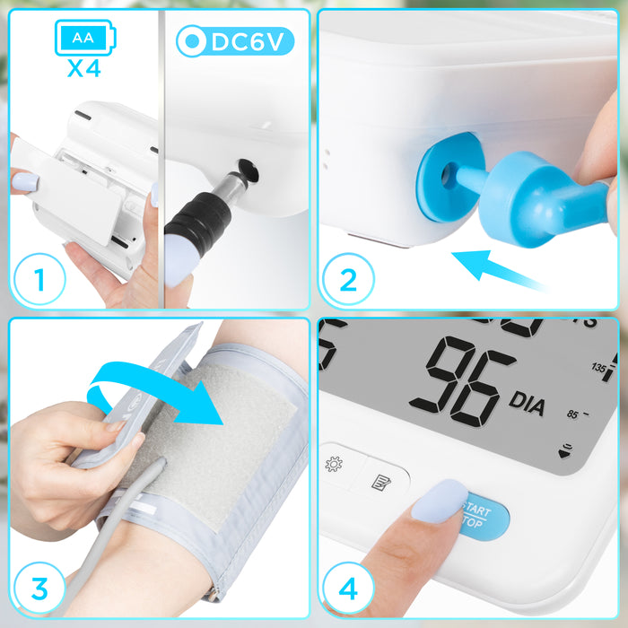 Duronic BPM125 Blutdruckmessgerät Inbetriebnahme Benutzung